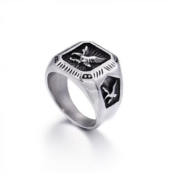 Hip hop Jewelry Fashion Eagle Stainless Steel Couples Rings