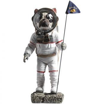 Space animal model space dog model handicraft resin display