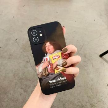 Funny Cartoon Fat Girl 78plus 11promax Iphone 12 case Apple Xr