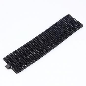 Hot Selling Hip Hop 12 Row Stainless Steel Bracelet for Men Full Diamond Popular Hip-hop Bracelet