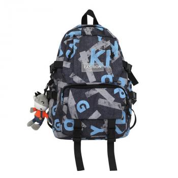 New personalized graffiti backpack Street cool PRINT BACKPACK