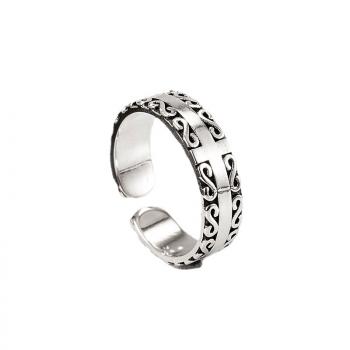 Landy cool sex personality trend ring for women sripple 925 sterling silver ring