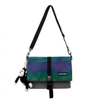 Summer fashion colorful reflective single shoulder bag Harajuku hip hop couple Backpack