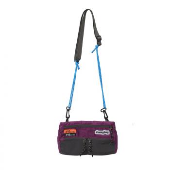 Cool functional messenger bag for men and women nylon multi-functional single shoulder mobile phone bag