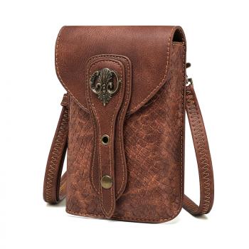 Steampunk mini one shoulder messenger bag women's snake locomotive mobile phone bag