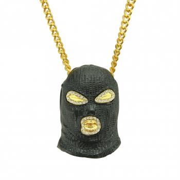 Europe and the United States trade new hip hop anti-terrorism headgear necklace fashion personality mask pendant hot