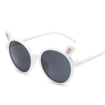 New trend children's Sunglasses bear ears round frame glasses