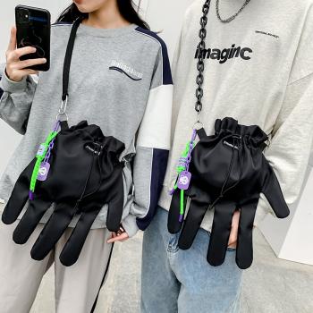 Palm Shape Gloves cool hiphop Cute Bags Girls Personality Casual unisex Fashion Versatile Messenger Shoulder Bags