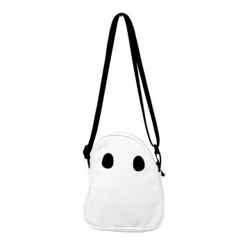 Niche design ghost kid backpack trend single shoulder diagonal straddle bag