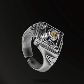 DIVINE EYES EYE OF ETERNITY RING IN 925 SILVER