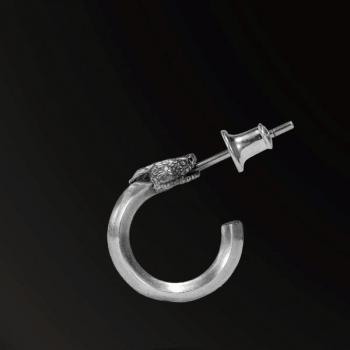 EARRINGS HORN SNAKES HORN SNAKES EARRING IN 925 SILVER