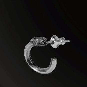 EARRINGS HORN SNAKES HORN SNAKES EARRING IN 925 SILVER