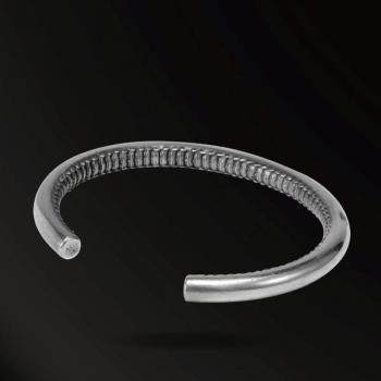 BRACELET HORN SNAKES SCALY–SKINNED HORN SNAKES BRACELET IN 925 SILVER+18K GOLD