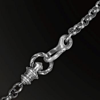 INFINITE STARS NECKLACES & CHAINS TORQUED CHAIN LINK NECKLACE IN 925 SILVER