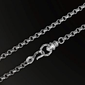 INFINITE STARS NECKLACES & CHAINS TORQUED CHAIN LINK NECKLACE IN 925 SILVER