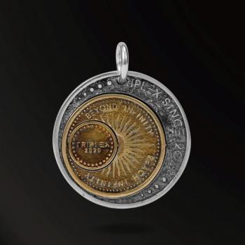 AMULET HOT INFINITE STARS SUN&MOON AMULET IN 925 SILVER