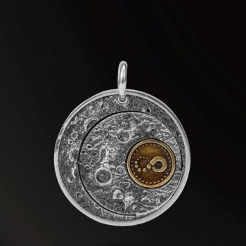AMULET HOT INFINITE STARS SUN&MOON AMULET IN 925 SILVER