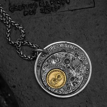 AMULET HOT INFINITE STARS SUN&MOON AMULET IN 925 SILVER