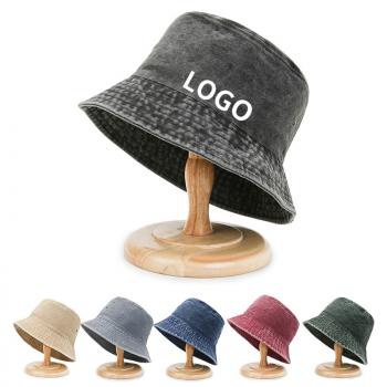 Customizable denim versatile sunscreen fisherman hat