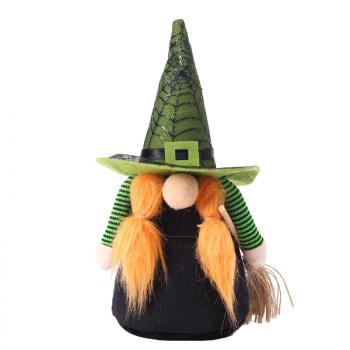 Halloween decorations pumpkin faceless forest wizard doll ornaments