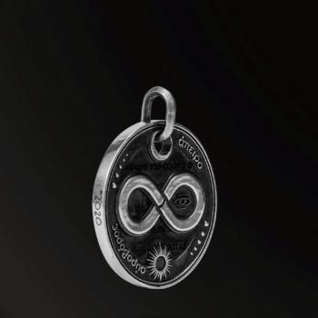 AMULET INFINITE STARS INFINITY SYMBOL AMULET IN 925 SILVER