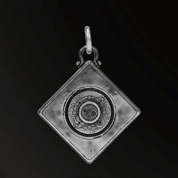 AMULET NEW DESIGNS SOUL REBIRTH HOLY LIGHT SKULL AMULET IN 925 SILVER