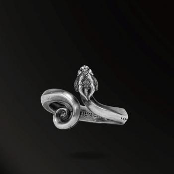 HORN SNAKES MINI HORN SNAKES RING IN 925 SILVER