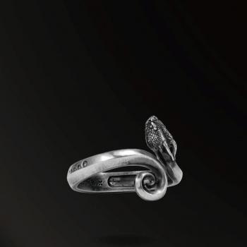 HORN SNAKES MINI HORN SNAKES RING IN 925 SILVER