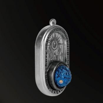 AMULET INFINITE STARS NEW DESIGNS REVERSE THE UNIVERSE AMULET IN 925 SILVER+TITANIUM