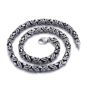 Titanium steel Vintage Necklace men's Steel Necklace