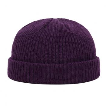 Knitted Hat for Men and Women Caps Wool Fashion Simple Leisure Time Atmosphere Knitted Solid Color Warm Autumn and Winte