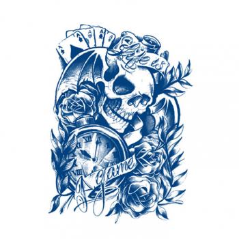 Death Skull Tattoo Sticker