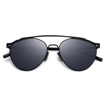 Aviator style anti ultraviolet sunglasses