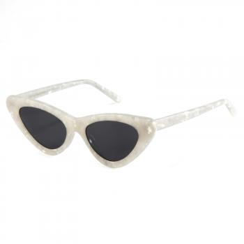 Fashionable cat's eye plate personality triangle small frame sunglasses