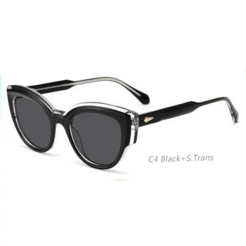 Designer oval trend personalized meter nail thick frame versatile gradient plate sunglasses