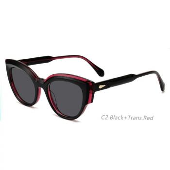 Designer oval trend personalized meter nail thick frame versatile gradient plate sunglasses