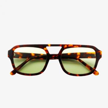 Fashion double beam plate women's sunglasses