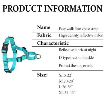 Reflective Safety Design Adjustable Outdoor Pet Dog Harness